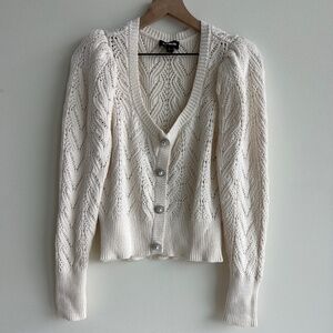 Express Sweater w/Jewel Buttons